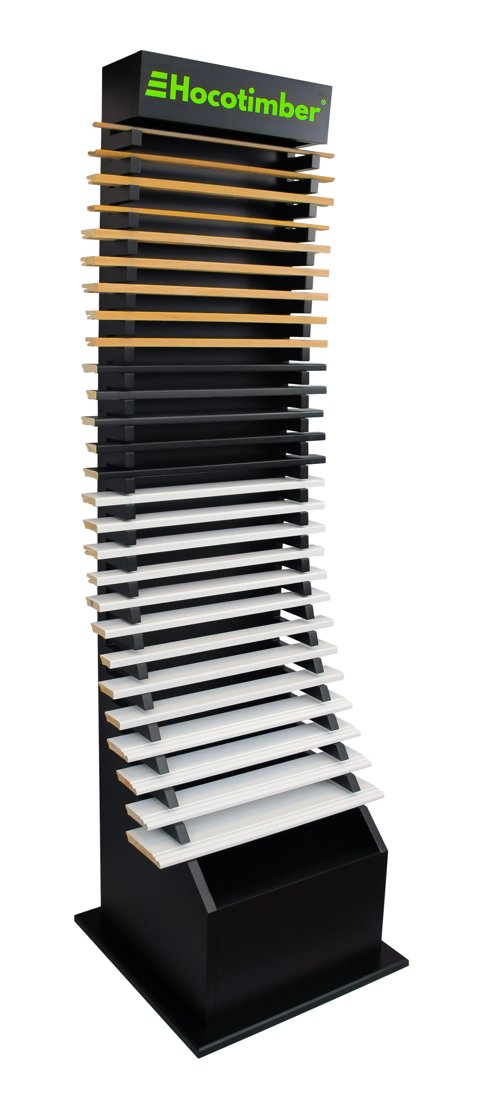Hocotimber Wasserfallpräsenter für bis zu 27 Sockelleisten